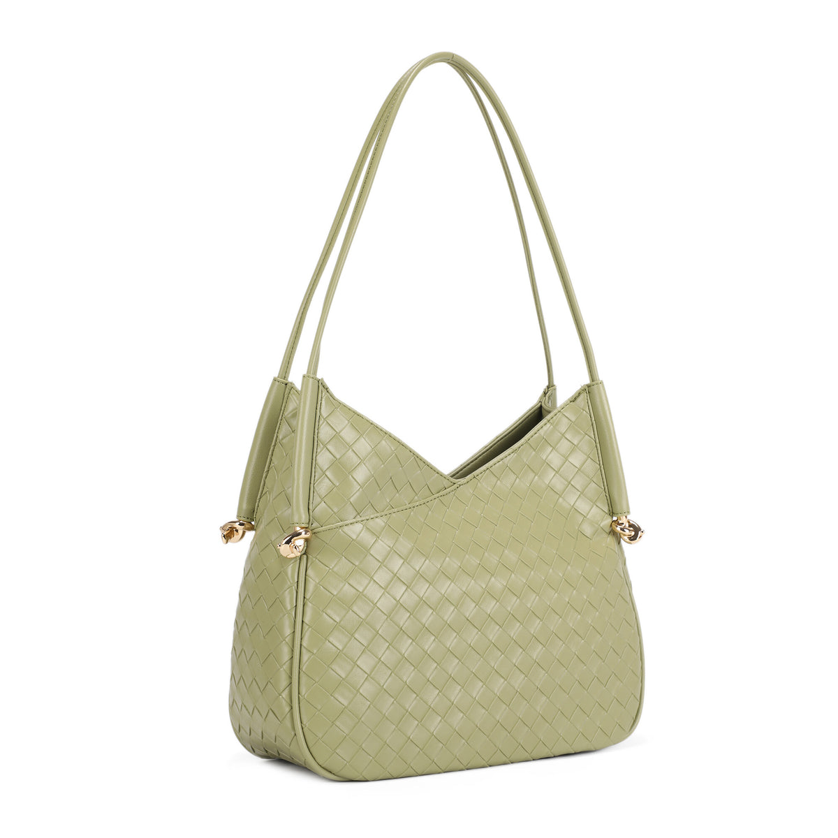 Lina Woven Shoulder Bag