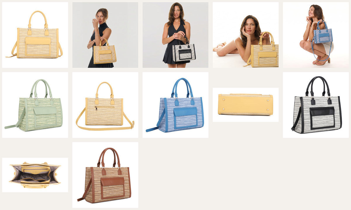 Soleil Woven Tote